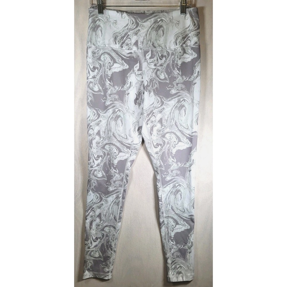 Zella Womens Large Leggings Marble Muted Pastels Yoga Gym Workout